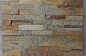 On Sale China Rusty Quartzite Cultured Stone, Wall Cladding, Stone Veneer, Gc-105 Rusty Quartzite