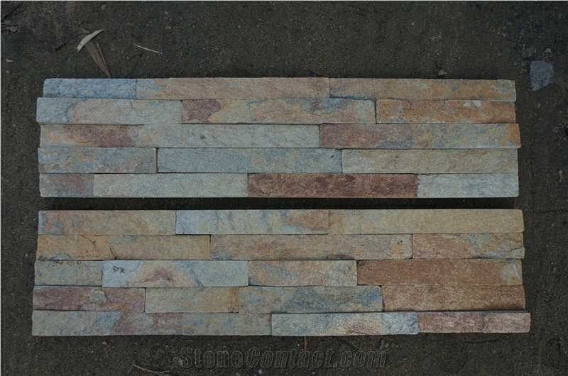 On Sale China Rusty Quartzite Cultured Stone, Wall Cladding, Stone Veneer, Gc-105 Rusty Quartzite