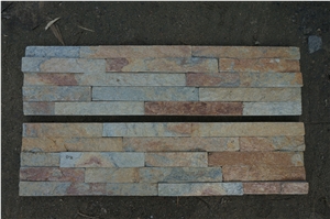 On Sale China Rusty Quartzite Cultured Stone, Wall Cladding, Stone Veneer, Gc-105 Rusty Quartzite