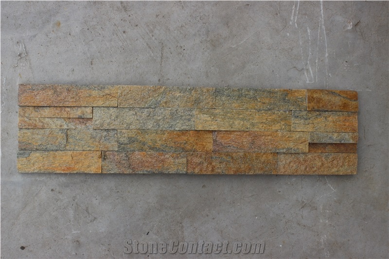 On Sale China Rusty Quartzite Cultured Stone, Wall Cladding, Stone Veneer, Gc-105 Rusty Quartzite