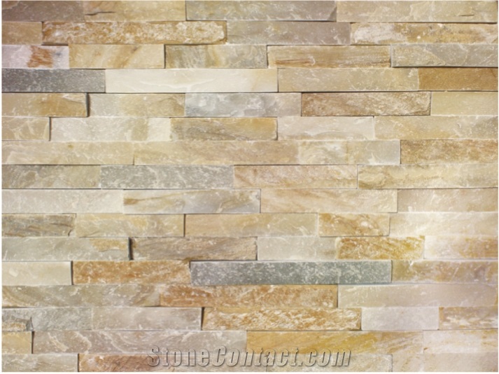Oyster Slate, Beige Slate Cultured Stone, Stacked Stone Veneer