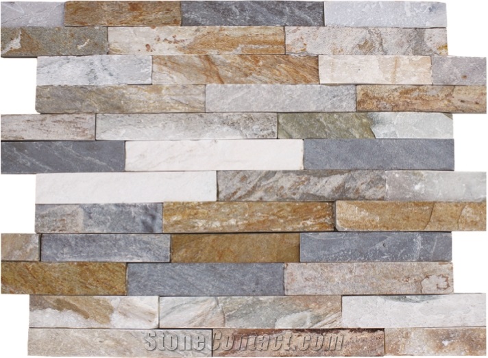 Oyster Slate, Beige Slate Cultured Stone, Stacked Stone Veneer