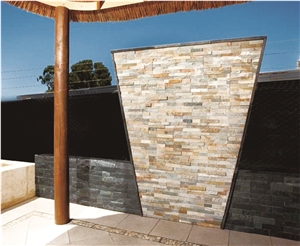 Oyster Slate, Beige Slate Cultured Stone, Stacked Stone Veneer
