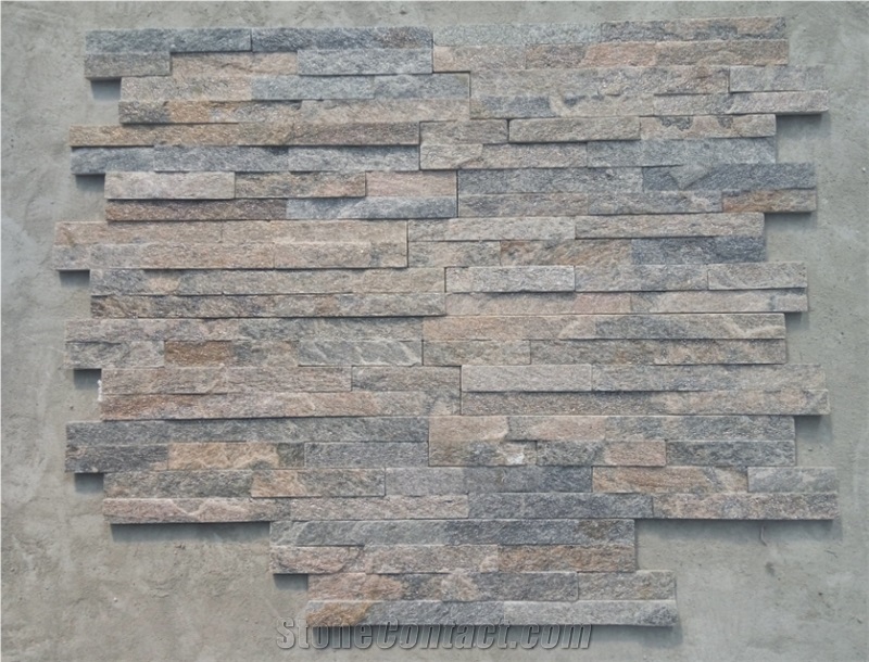 Quartzite, Pink Stone, Culture Stone, Nature Stone, Split Face, Natural Stone