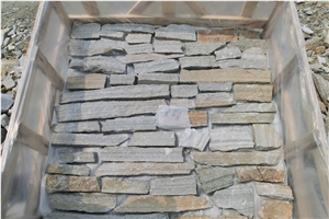 Random Flagstone Wall, Irregular Flagstone Cladding, Random Flagstone Wall Paver, Irregular Flagstone Courtyard Wall