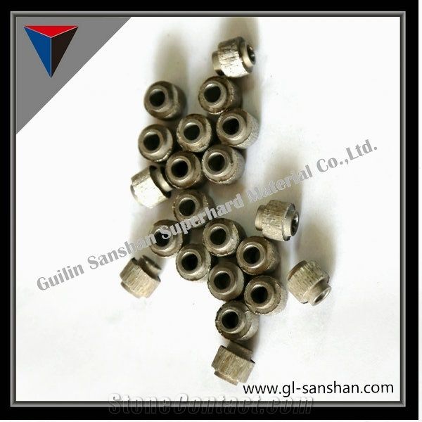 11.5mm Diamond Wires Beads for Cutting Granite and Marbles, Dry Cutting Beads and Water Cutting Beads
