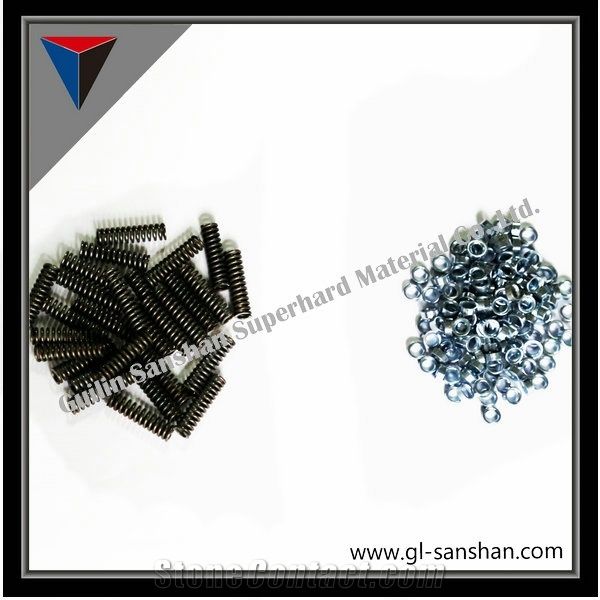 Diamond Wire Accesories,Wires Tools,Steel Wires,Springs,Joints,Washers,Different Fittings