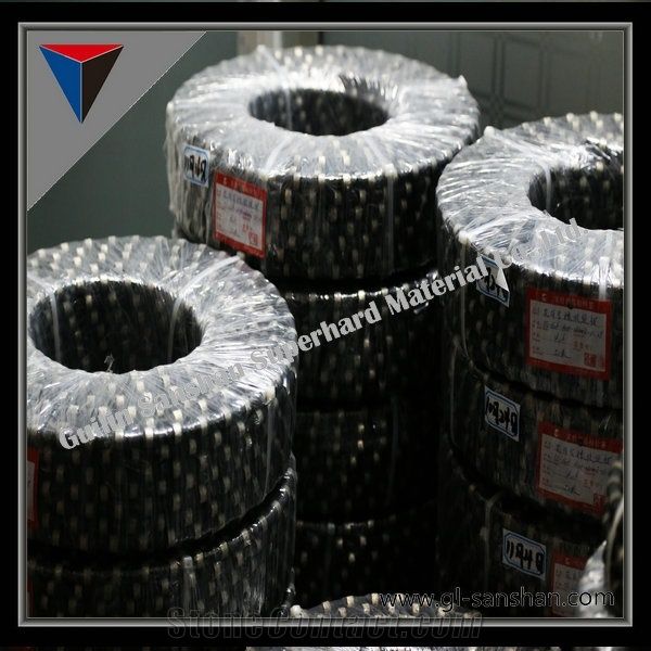 Granite, Marble, Travertine Block Cutting and Squaring Diamond Tools, Diamond Wire Saw Equipment