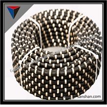 Rubberized Diamond Wires for Granite Quarry,Cutting Tools,Stone Cutting Cables,11.6mmgranite Cutting Ropes,Hot Sale Diamond Tools