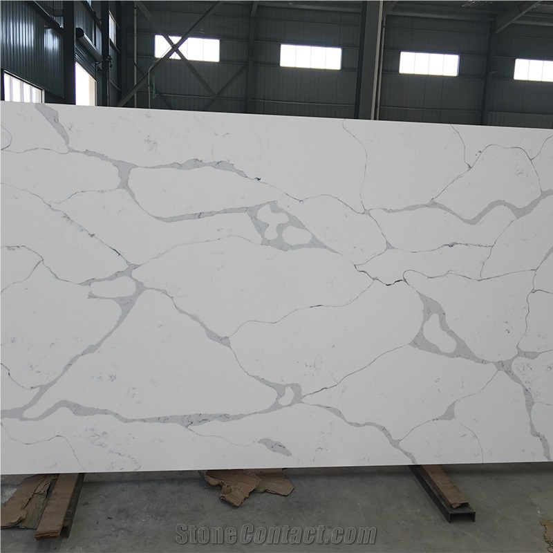 Chinese Best Quality Marble Look Design Quartz Stone