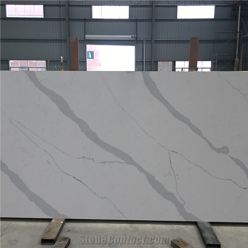 Chinese Best Quality Marble Look Design Quartz Stone