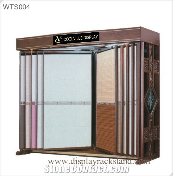 Granite Marble Stone Wall Ceramic Tiles Wing Display Stands Loose Mosaic Tiles Displays Showroom Display Racks Glass Tile Displays Floor Tile Display Racks