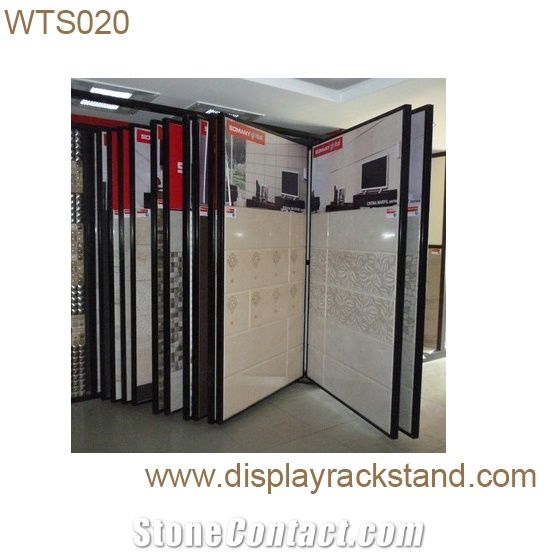 Granite Marble Stone Wall Ceramic Tiles Wing Display Stands Loose Mosaic Tiles Displays Showroom Display Racks Glass Tile Displays Floor Tile Display Racks