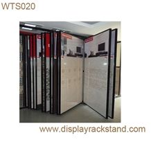 Granite Marble Stone Wall Ceramic Tiles Wing Display Stands Loose Mosaic Tiles Displays Showroom Display Racks Glass Tile Displays Floor Tile Display Racks