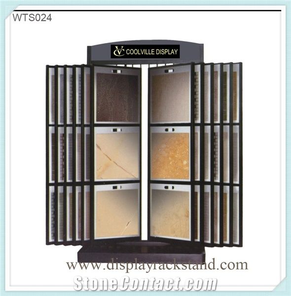 Granite Marble Stone Wall Ceramic Tiles Wing Display Stands Mosaic Tiles Displays Showroom Display Racks Glass Tile Displays Floor Tile Display Racks