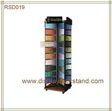 Granite Wing Racks Ceramic Tile Display Slate Fixture Display Metal Flooring Racks Custom Display Artificial Stone Rack Marble Wing Displays Sample Board Stone Spinning Display Wire Stand Racks