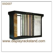 Labradorite Display Sandstone Display Black-Galaxy-Granite Display Travertine Display Tiles Display White-Marble Display Brazil-Granite Display Custom Display Sample Board Rack Limestone Sliding Rack