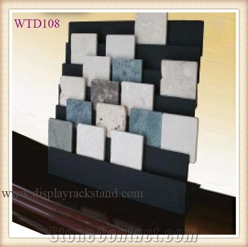 Metal Display Racks Stone Tiles Waterfall Stands Displays Loose Mosaic Tiles Displays Showroom Display Racks Glass Tile Displays Floor Tile Display Racks Stands