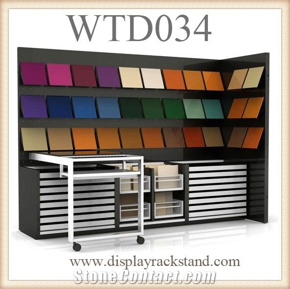 Metal Display Racks Stone Tiles Waterfall Stands Displays Loose Mosaic Tiles Displays Showroom Display Racks Glass Tile Displays Flooring Showroom Ceramic Display Racks Floor Tile Display Racks