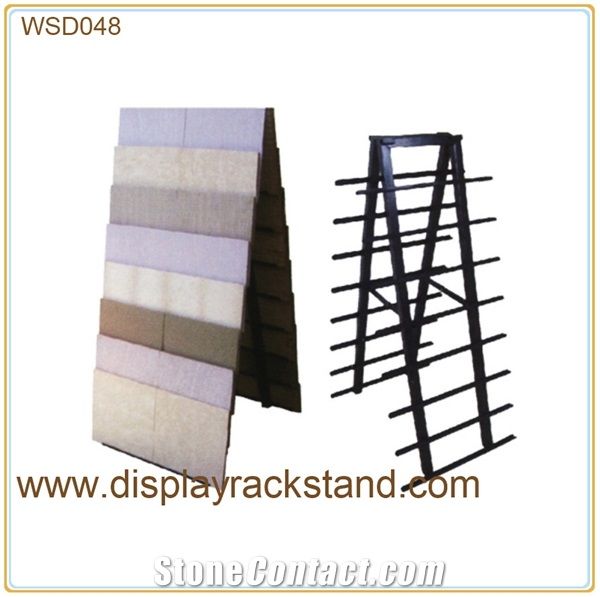 Mosaic Stone Display Trade Show Displays Granite Wing Racks Ceramic Tile Display Slate Fixture Display Metal Flooring Racks Custom Display Marble Wing Displays Sample Board Spinning Display Wire Rack