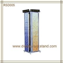 Mosaic Stone Display Trade Show Displays Granite Wing Racks Ceramic Tile Display Slate Fixture Display Metal Flooring Racks Custom Display Marble Wing Displays Sample Board Stone Spinning Display