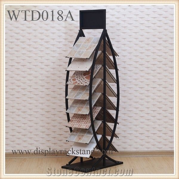 Standing Waterfall Ceramic Tile Display Marble Granite Wall Tiles Stands Displays Loose Mosaic Tiles Displays Tile Display Racks