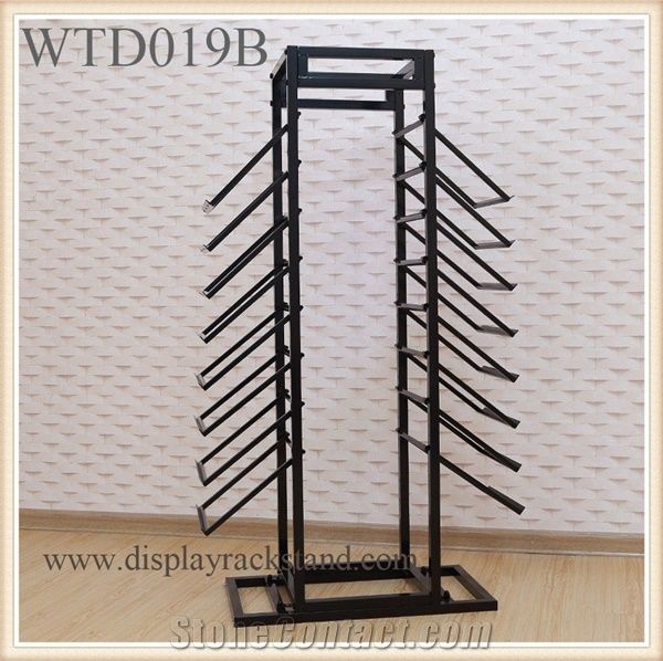 Standing Waterfall Ceramic Tile Display Marble Granite Wall Tiles Waterfall Stands Displays Loose Mosaic Tiles Displays Showroom Display Racks