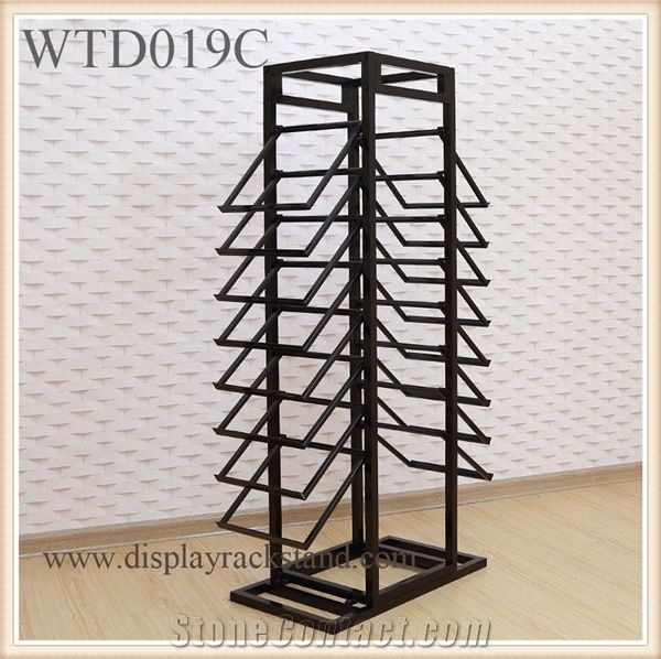 Standing Waterfall Ceramic Tile Display Marble Granite Wall Tiles Waterfall Stands Displays Loose Mosaic Tiles Displays Showroom Display Racks