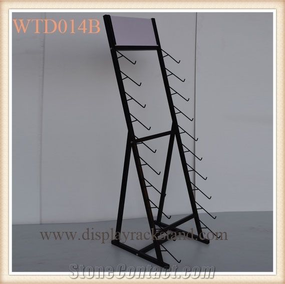 Standing Waterfall Ceramic Tile Display Waterfall Stands Displays Loose Mosaic Stone Tiles Displays Showroom Display Racks Glass Tile Displays Floor Tile Display Racks