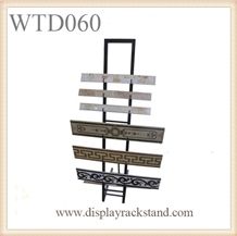 Standing Waterfall Ceramic Tile Displays Metal Display Racks Stone Tiles Waterfall Stands Displays Loose Mosaic Tiles Displays Showroom Display Racks Glass Tile Displays