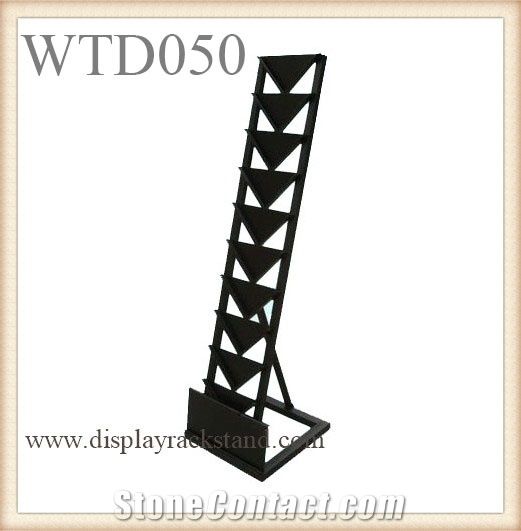 Standing Waterfall Ceramic Tile Displays Tiles Waterfall Stands Displays Loose Mosaic Tiles Displays Showroom Display Racks Glass Tile Displays Floor Tile Display Racks for Tiles