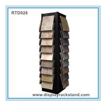 Steel Floor Display Stands Stone Marble Granite Limestone Ceramic Rotating Tiles Stands Displays Loose Mosaic Tiles Displays Showroom Display Racks Glass Tile Displays