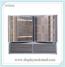 Stone Granite Wing Tiles Stands Displays Marble Tiles Displays Showroom Display Racks Glass Tile Displays Floor Tile Display Racks Stands for Ceramic Tiles