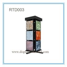 Stone Marble Granite Limestone Ceramic Rotating Tiles Stands Displays Loose Mosaic Tiles Displays Showroom Display Racks Glass Tile Displays Floor Tile Display