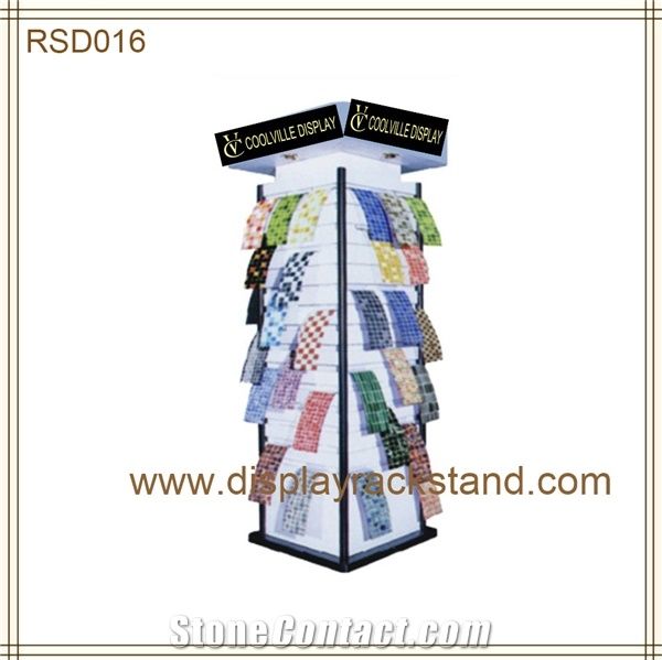 Stone Spinning Display Wire Stand Racks Quartz Displays Ceramic Tile Display Limestone Rack Waterfall Granite Display Travertine Display Basalt Rack Onyx Sliding Rack Sandstone Drawer Display