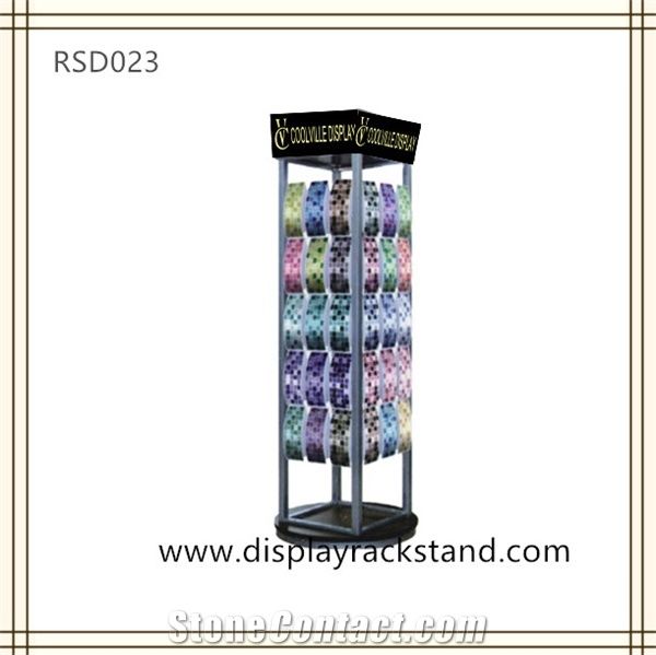 Stone Spinning Display Wire Stand Racks Quartz Displays Ceramic Tile Display Limestone Rack Waterfall Granite Display Travertine Display Basalt Rack Onyx Sliding Rack Sandstone Drawer Display