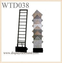 Tower Standing Waterfall Tile Rack Stone Tiles Waterfall Stands Displays Loose Mosaic Tiles Displays Showroom Display Racks Glass Tile Displays Floor Tile Display Racks Stands for Tiles
