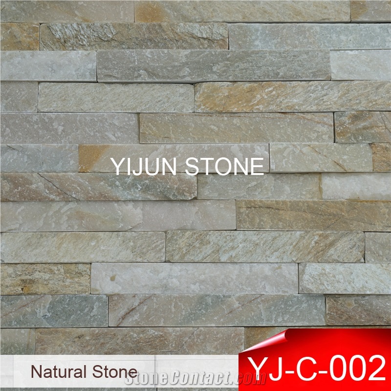 Yijun/ Yj-C-002 Natural Slate Cultured Stone, Ledgestone, Wall Stone, Slate Wall Tiles