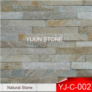 Yijun/ Yj-C-002 Natural Slate Cultured Stone, Ledgestone, Wall Stone, Slate Wall Tiles
