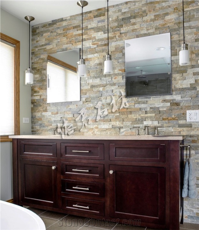 Yijun/ Yj-C-002 Natural Slate Cultured Stone, Ledgestone, Wall Stone, Slate Wall Tiles