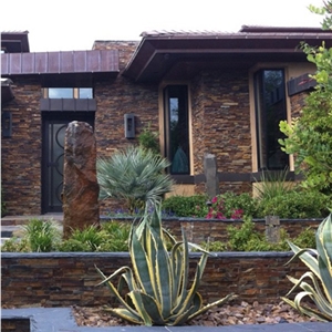 Yijun/ Yj-C-005 Natural Rusty Slate Cultured Stone Ledgestone