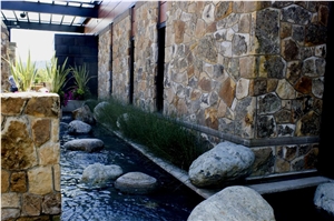Natural Stone Thin Veneer Rock Cascade Mossy Random Natural Stone Thin Veneer Rock Cascade Mossy Random