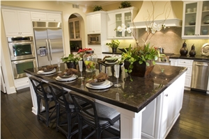 Ubatuba Green Granite Kitchen Countertops