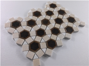 Crackle Ceramic Mosaic Marble Tile Mosaic Pattern