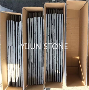 Slate Cultured Stone, Yellow Rusty Culture Stone, Brown Thin Stone Veneer, Hebei Natural Surface Stone for Indoor and Outdoor Decorate