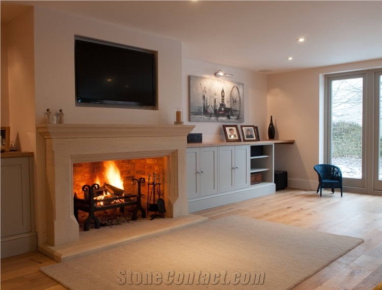 Cotswold Buff Limestone Traditional Fireplaces