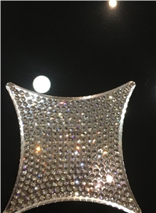 Swarovski Crystal Center Flower