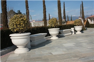 Vratza Limestone Garden Benches