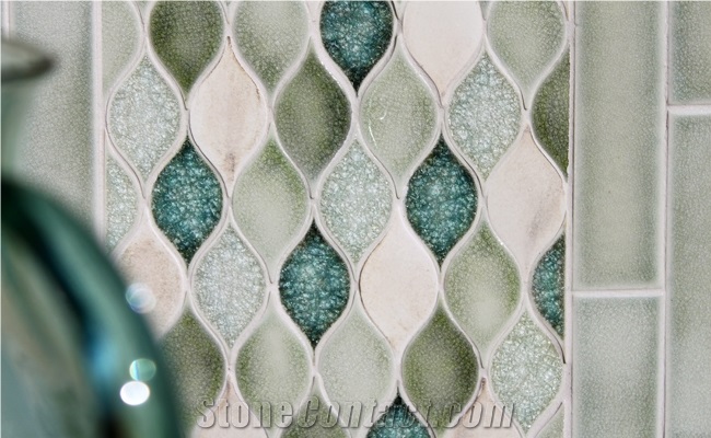 Ceramic Tiles, Glass Mosaic Tiles, Unique, Handmade Tiles