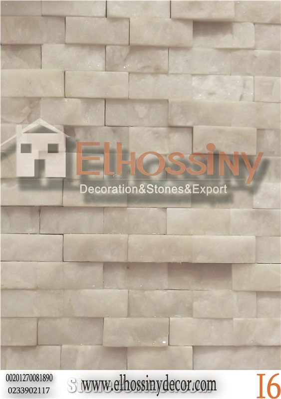White Marble Ledge Wall Panel